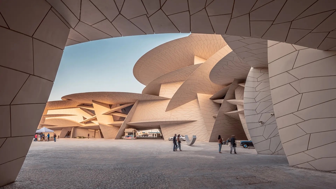 National Museum of Qatar with its Desert Rose architecture